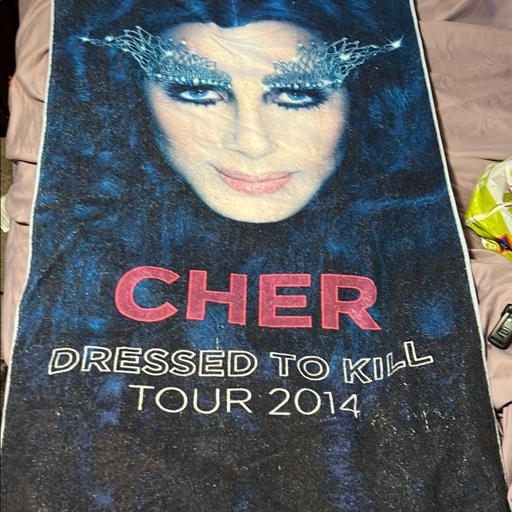 Cher Dressed to Kill Tour 2014 Blanket